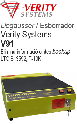 Esborrador cinta magnètica V91