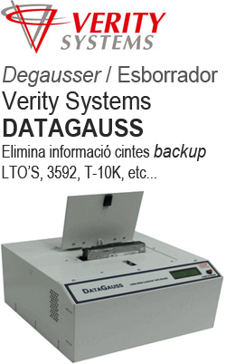 Esborrador cinta magnètica DATAGAUSS