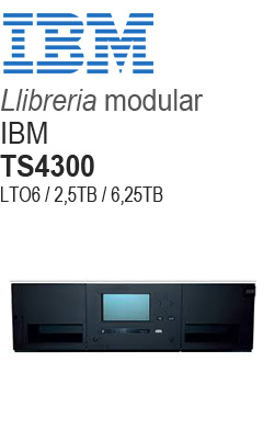 <em>Llibreria</em> modular TS4300 IBM