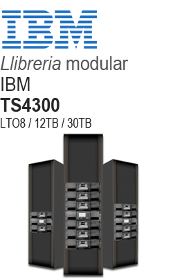 <em>Llibreria</em> modular TS4300 IBM