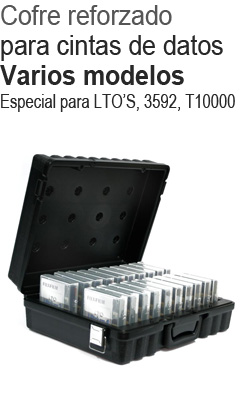 Cofre cinta de datos