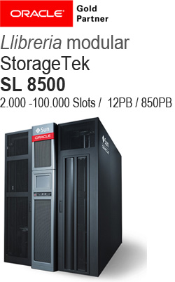 <em>Llibreria</em> modular SL8500 Oracle